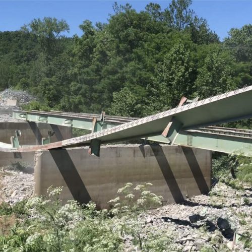 Indian Creek Beam Removal